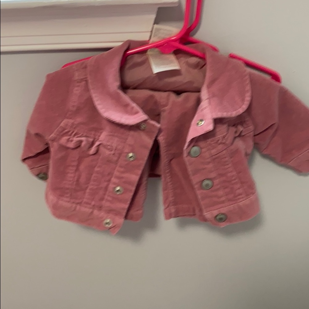 Baby girls corduroy set, worn once